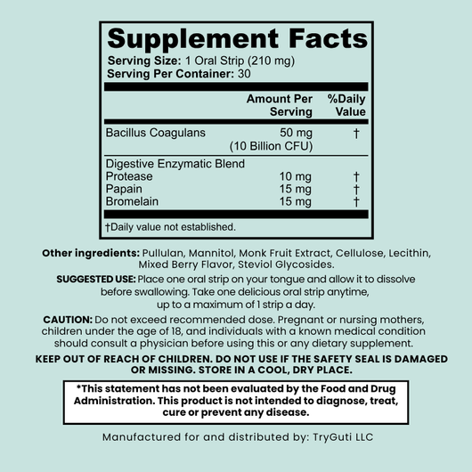 Guti™ Gut Health Strips TryGuti
